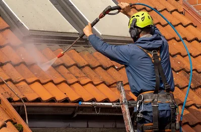 Démoussage et hydrofuge de toiture à Issepts